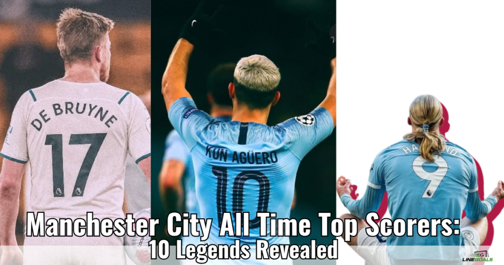 manchester city all time top scorers 10 legends revealed Sergio Aguero Erling Haaland