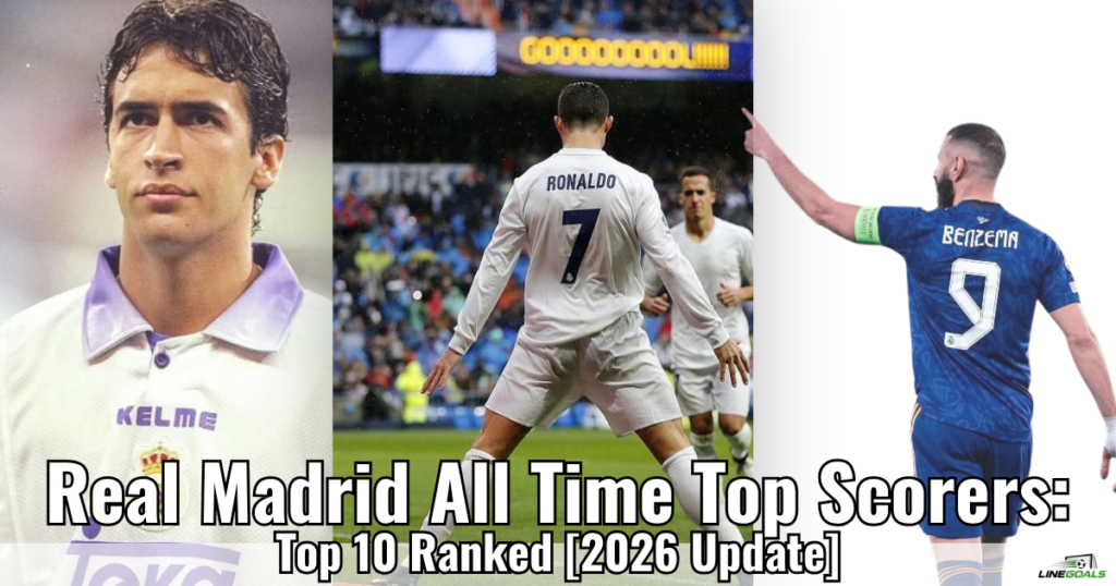 Real Madrid All Time Top Scorers Cristiano Ronaldo 450 goals