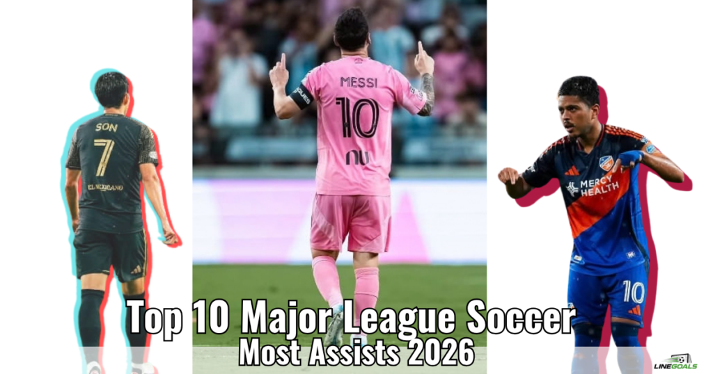 Major League Soccer Most Assists 2026 top 10 players Messi Evander Son
