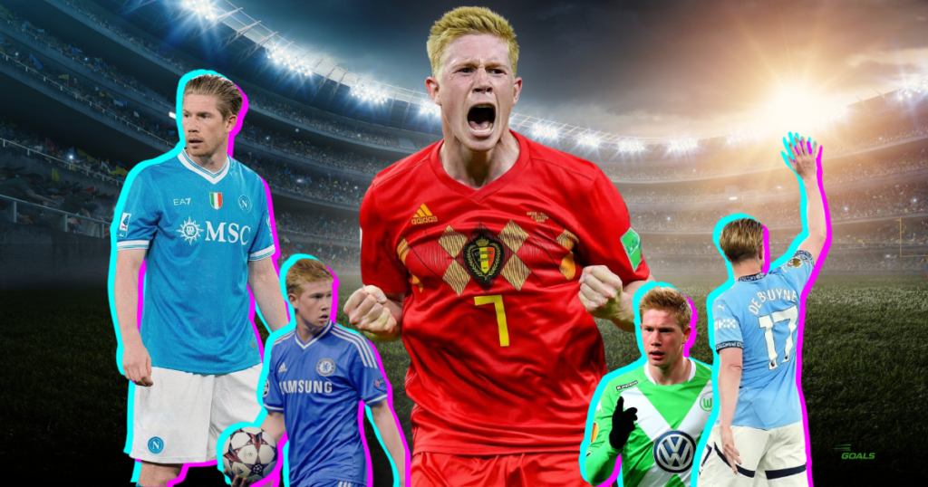 kevin de bruyne career goals and assists